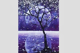 Paint Nite: Full Moon Reflection II